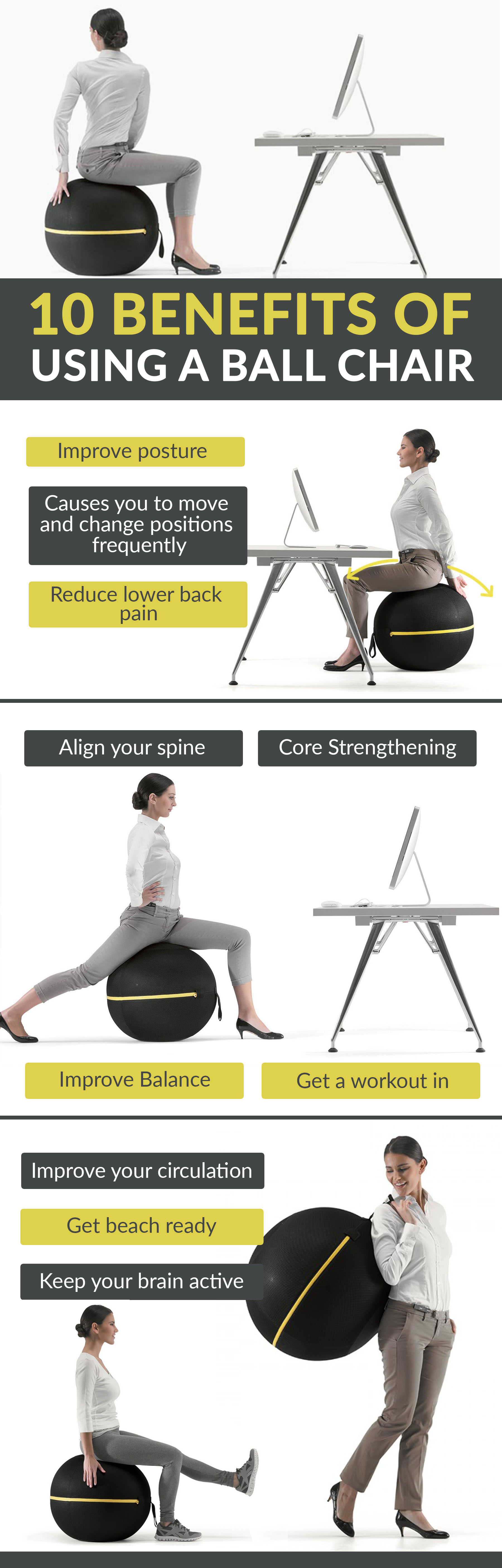 balance ball stool
