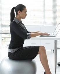 Balance ball exercises